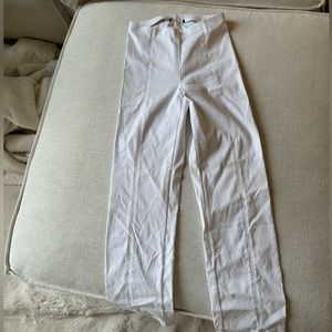 White Spanx dress pants.